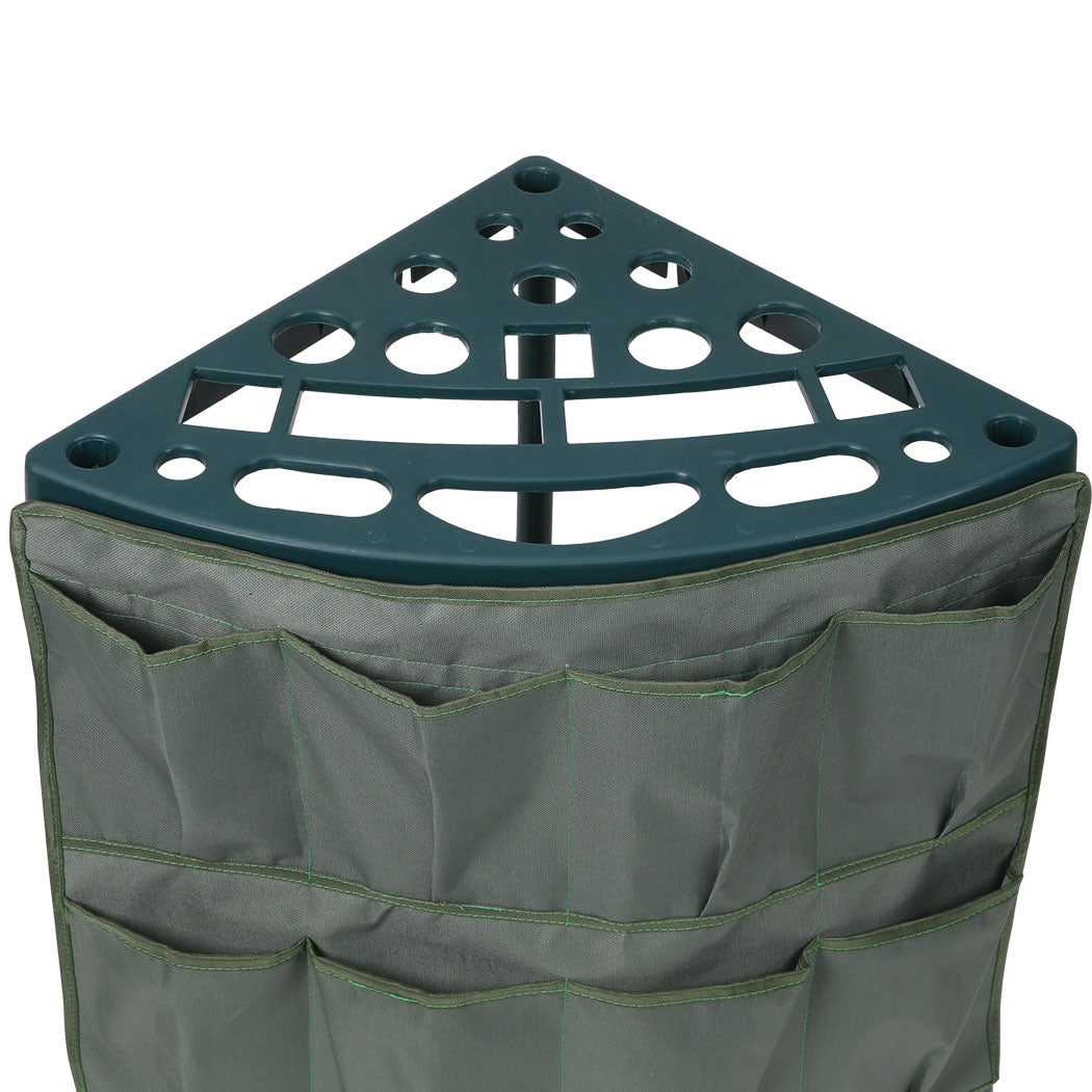 Lambu Garden Tools Rack Shed Storage-1864184719135084548 - arrange all your garden tools with the tool holder / organizer, from shovels, rakes, screwdrivers, dustpans and more