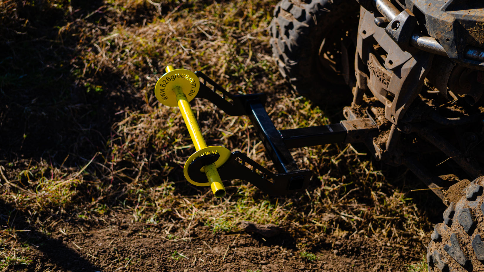 Tow Hitch Mounted SINGLE Barbed Wire Unroller 626group