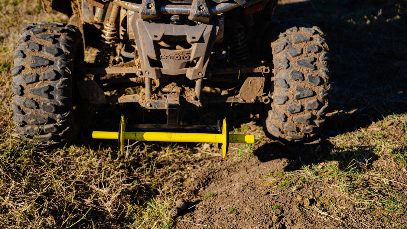 Tow Hitch Mounted SINGLE Barbed Wire Unroller 626group